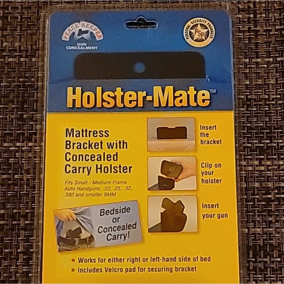 PSP Peace Keeper Holster Mate Mattress Bracket with 036 Concealed Carry Holster - Picture 2 of 5